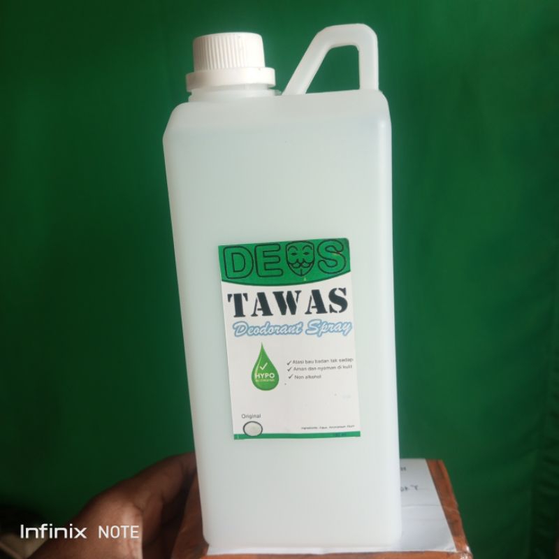 Deodoran Parfum Natural Isi Ulang 1 Liter Non Alkohol Berbahan Dasar Tawas