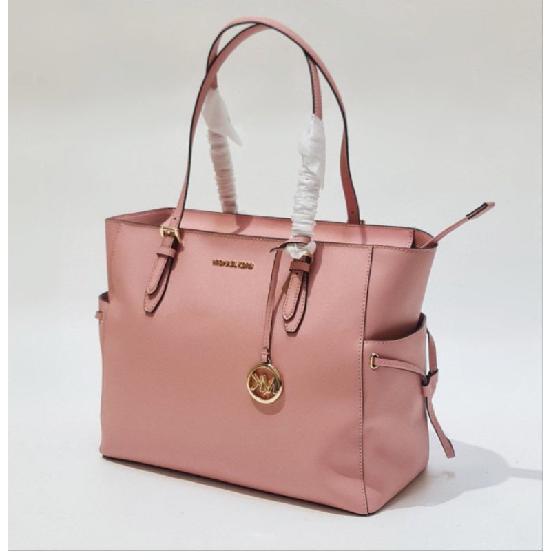 Tas Wanita Original MK Gilly Large Drawstring Tote Bag Primrose Pink