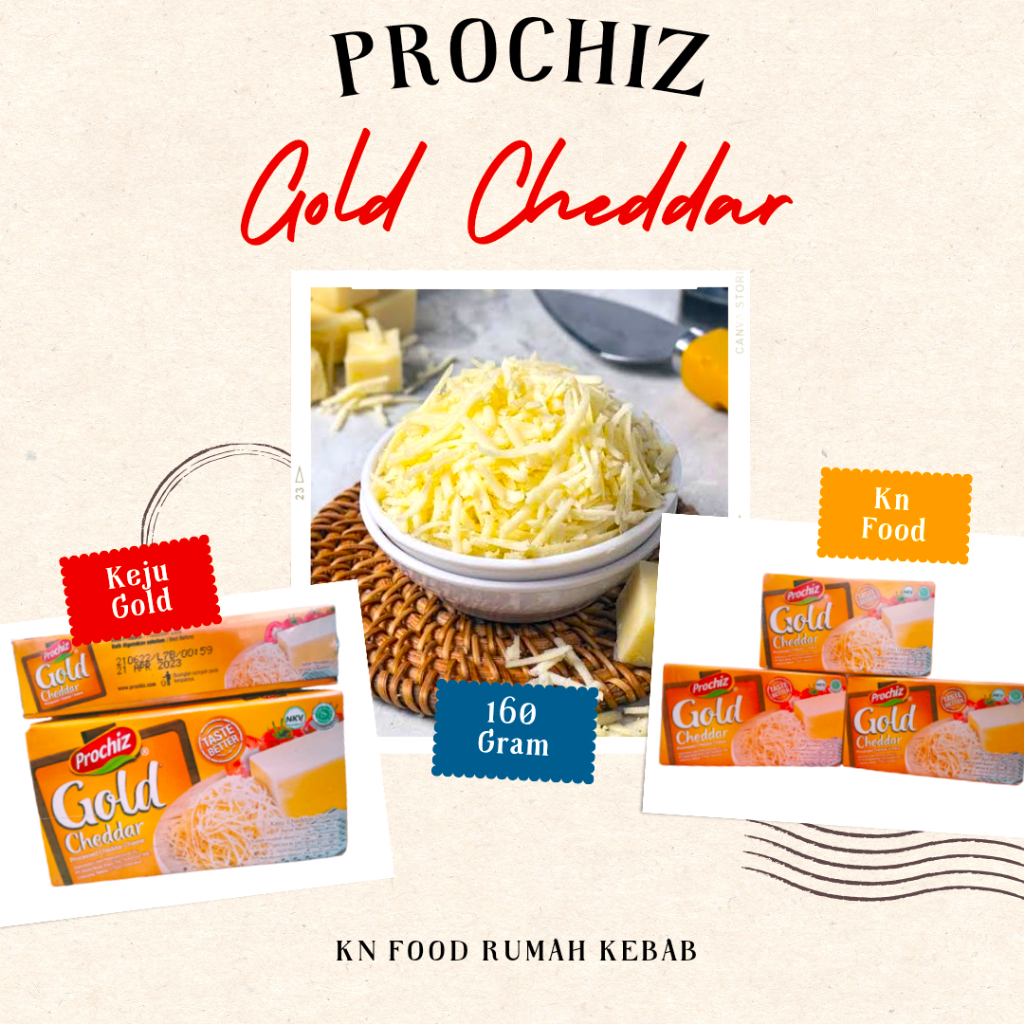 

Prochiz Gold Cheedar Khusus Makanan