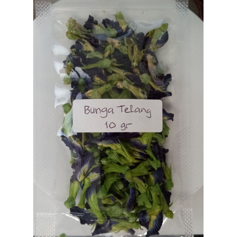 

Bunga Telang Kering / Bunga Telang Organik / butterfly pea 30 gram