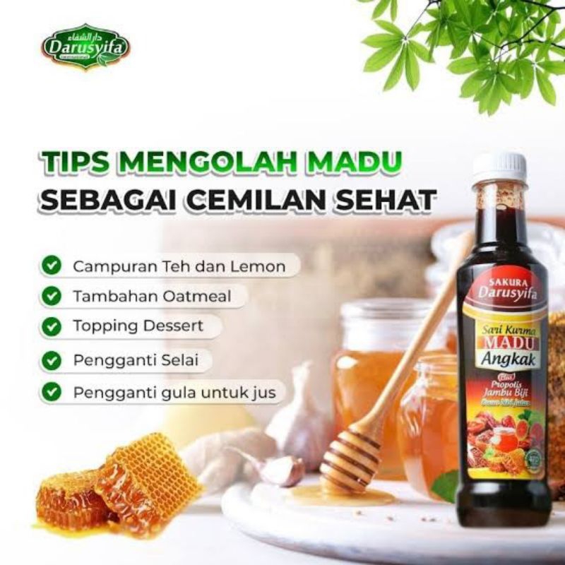 

Sari Kurma Madu Angkak Darusyifa 470 gram