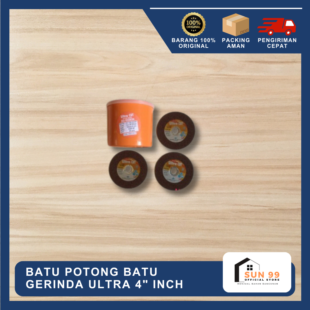 Batu Potong Batu Gerinda ULTRA 4" Inch