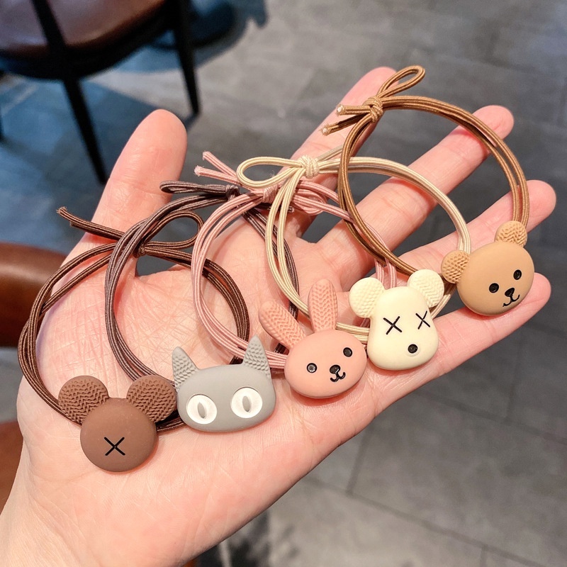 COD RM88 Ikat rambut jepang animal kunciran Japanese Style Hair Ring New Fashion Import