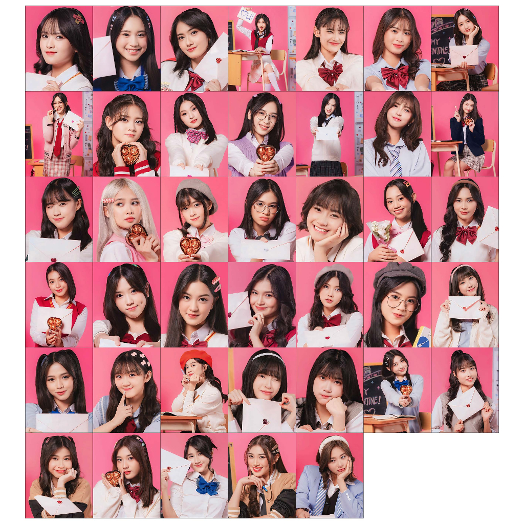 

MINI STIKER JKT48 LOVE LETTER HOLOGRAM (ISI : 50 PCS) STICKER IDOL KOREA JPOP ANIME JAPAN JEPANG PREMIUM MURAH UNOFFICIAL ADEL ALYA AMANDA ANINDYA ASHEL CALLIE CATHY CHELSEA CHIKA CHIRSTY CYNTHIA DAISY DANELLA ELI ELIN ELLA ZEE READY STOCK !