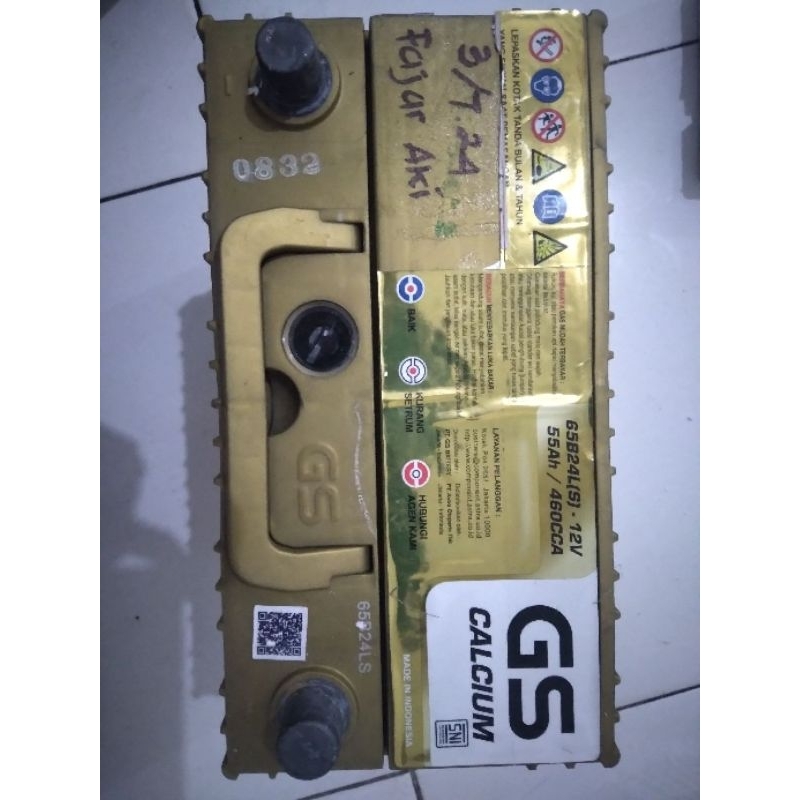 Aki Mobil bekas/second 12Volt, 55ah untuk Toyota, Daihatsu, Suzuki, Honda, Mitsubishi, Wuling dll