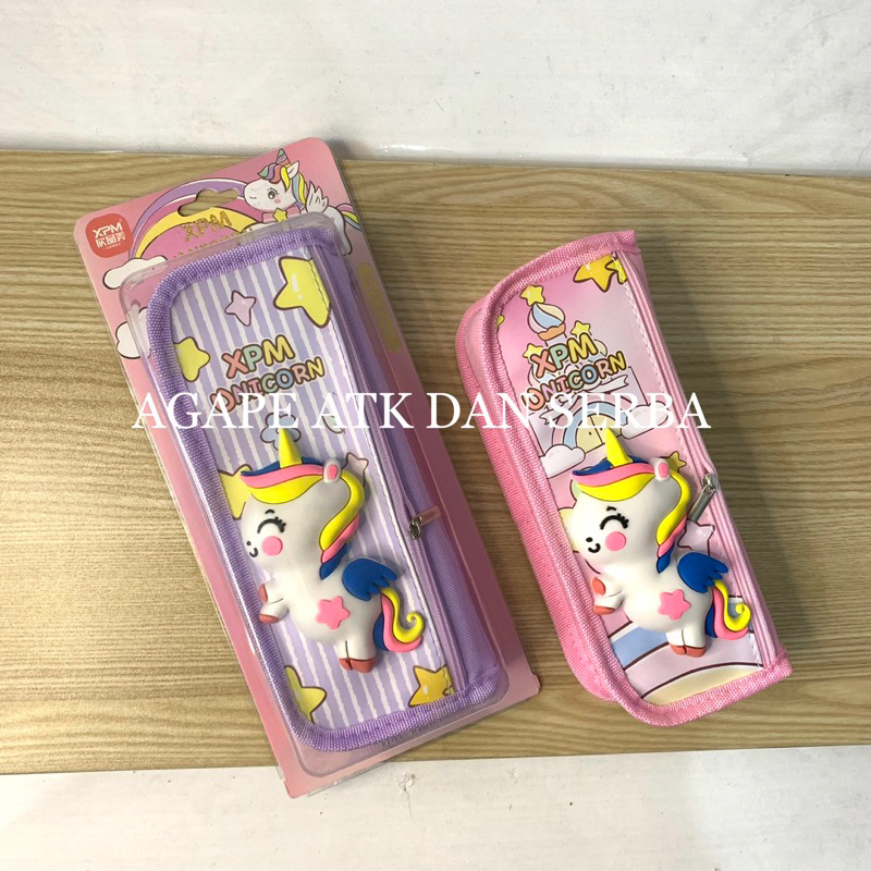 

KOTAK PENSIL / PC /PENCIL CASE MOTIF UNICORN LUCU FANCY