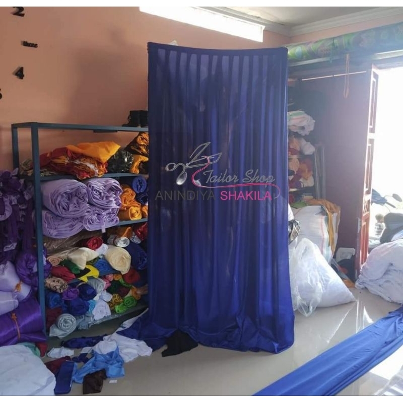 Kain backdrop lamaran 1x3