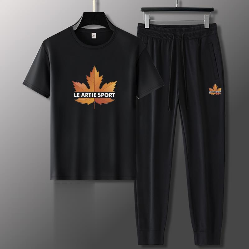Setelan Pria Satu Set: Baju Pendek dan Celana Panjang untuk OOTD