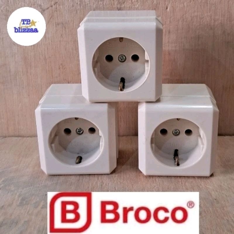 Stop Kontak Listrik Terminal Listik Broco Terminal 1 Lubang Broco