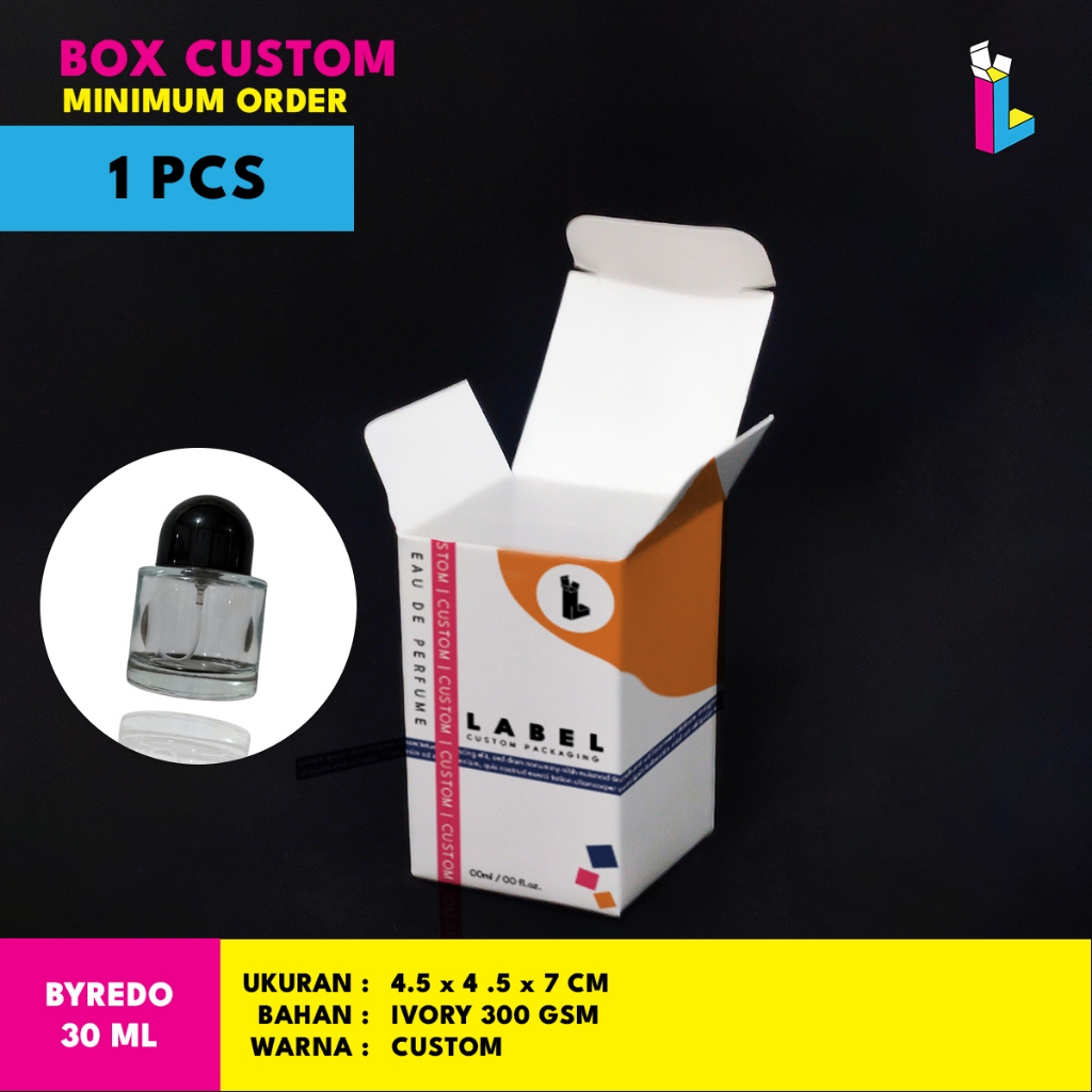 

BOX / DUS BYREDO 30ml CUSTOM DESAIN FULLPRINT (4.5 x 4.5cm x 7.0cm)