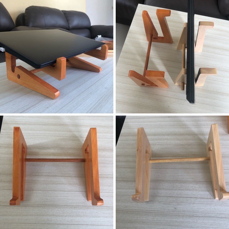 KODE V26V Meja Laptop Tempat Laptop Stand Laptop Kayu Tinggi