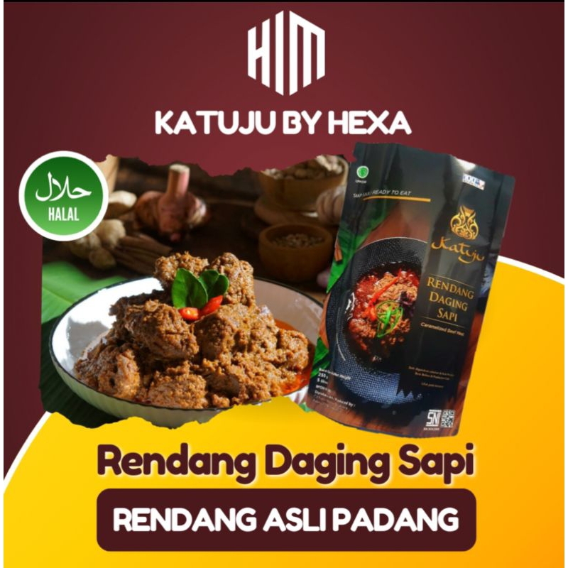 

Rendang Daging (200gr) Katuju By Hexa Indo Matra