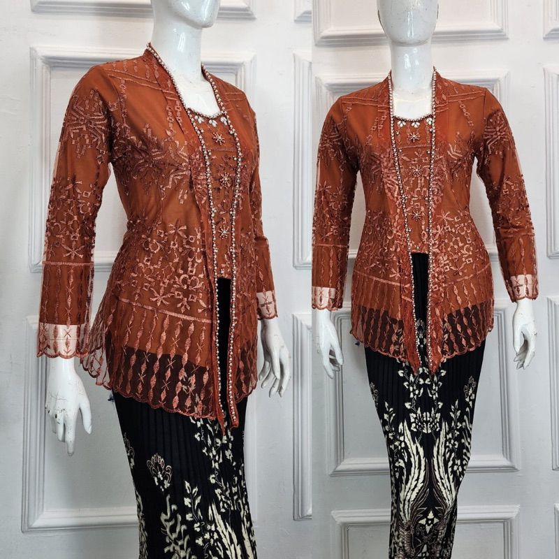 JB(COD)/KEBAYA KUTU BARU KERAH SHANGHAI/KEBAYA KUTU BARU HIJAB MODERN/KEBAYA KUTU BARU/KEBAYA PESTA 