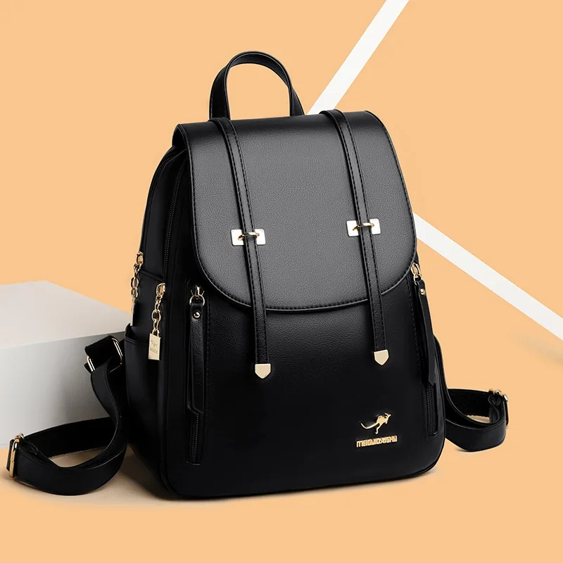 Tas Ransel Wanita Kekinian ( COD) Ransel Wanita Kapsitas Besar - Warna Netral Untuk semua Pakaianmu