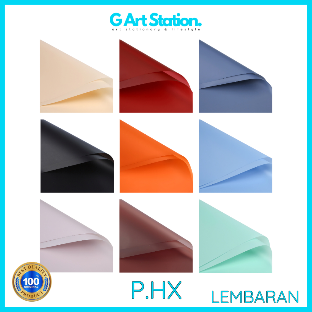 

[ ECERAN ] Kertas Flower Wrapping Matte Flower Wrap Paper Cellophane / Kertas Buket Bunga - P.HX