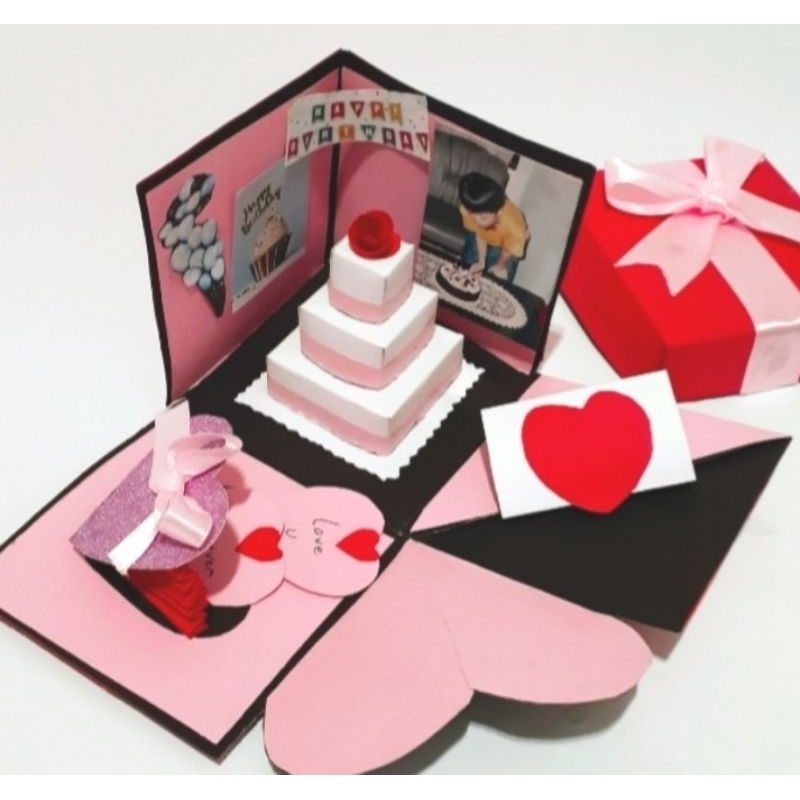 

Explosion Surprise Gift Box Foto Kado Kejutan Ulang Tahun Istri Tercinta Spesial Hampers Ultah Cewek Aesthetic Romantis