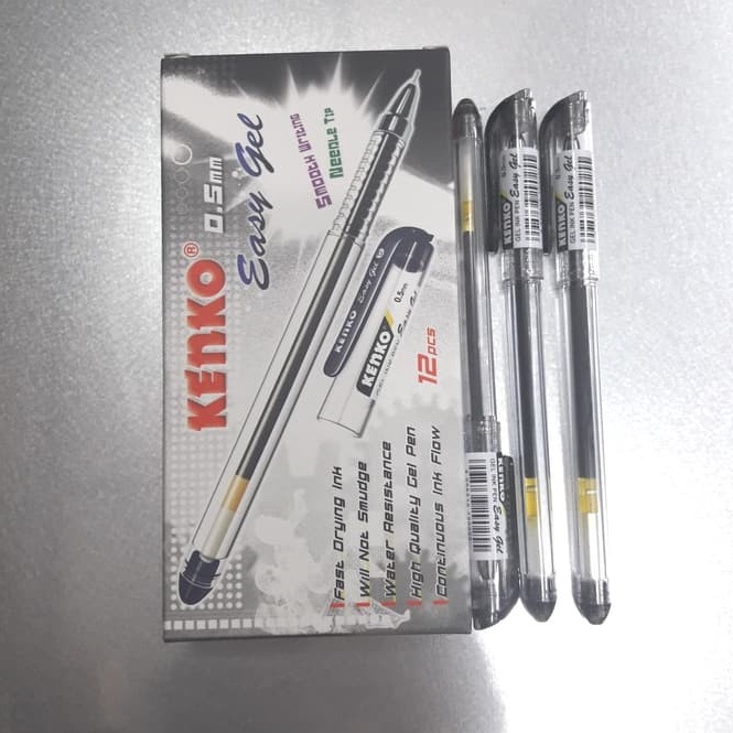 

Pulpen Kenko Easy Gel 5 Pen Tinta 5 Pulpen Lancip Tajam KODE O8Y1