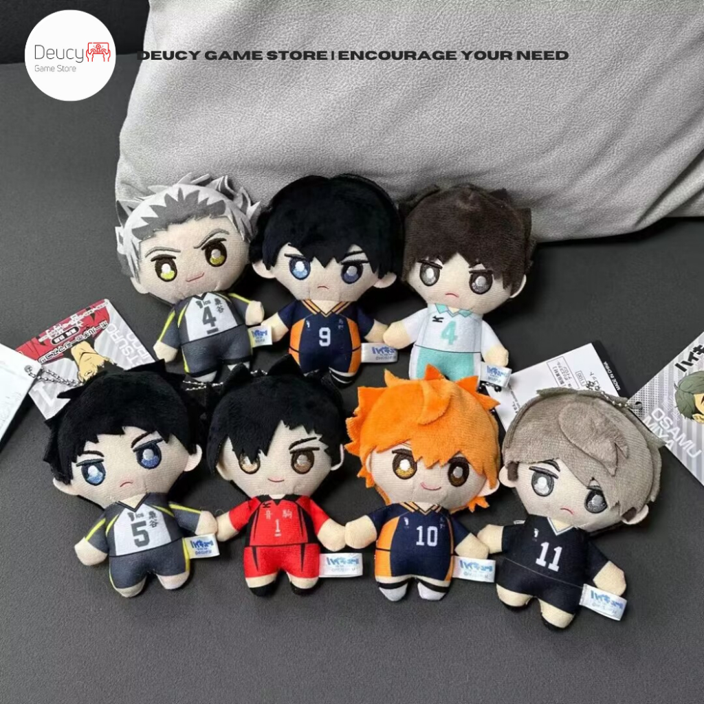Plushie Keychain Haikyuu BANDAI 1:1 Boneka Gantungan Kunci Haikyuu Kecil Mini Lucu | Kageyama Tobio 