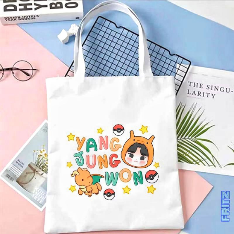 FRITZ Tote Bag ENHYPEN & Tas Serut ENHYPEN - Tas Kpop Desain Eksklusif untuk Fans