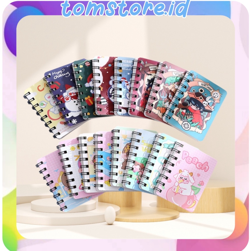 

HOT PROMO TOMSTOREID NoteBook Ring Motif A7 Note Book Ring Isi 8 Lembar Buku Catatan Ring S11