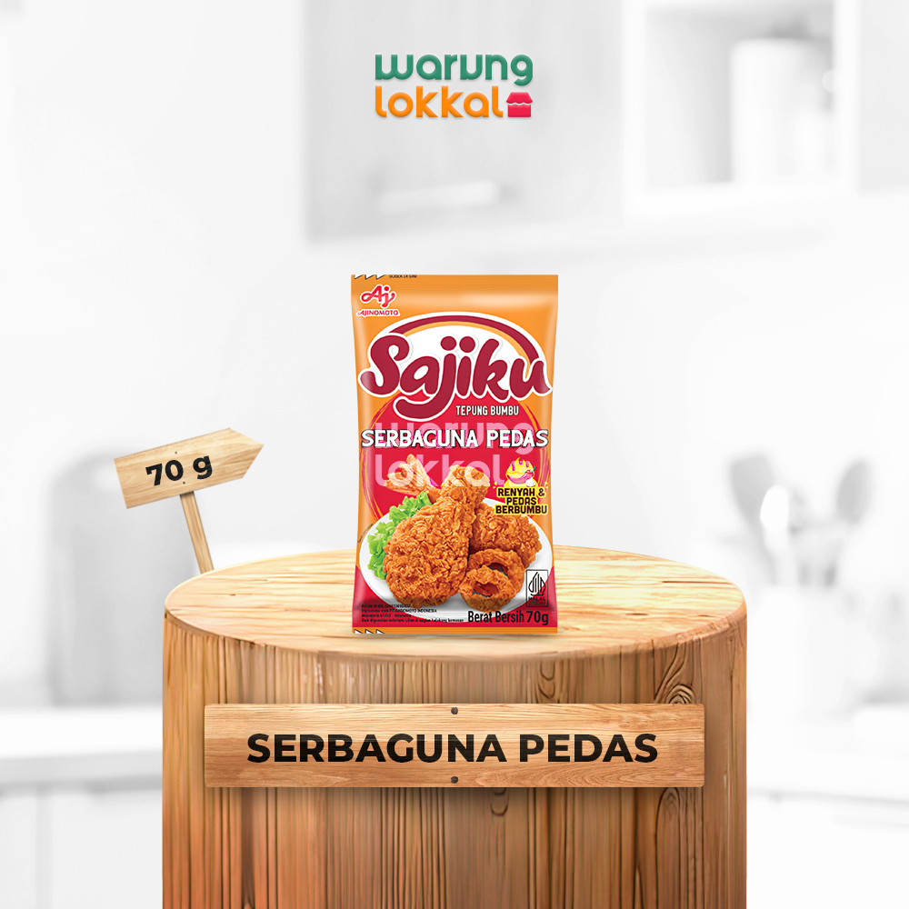

Sajiku Tepung Bumbu Serbaguna Pedas 70g - Warung Lokkal