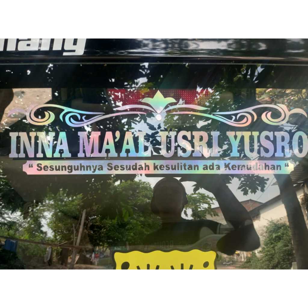 stiker kaca inna maal usri yusro