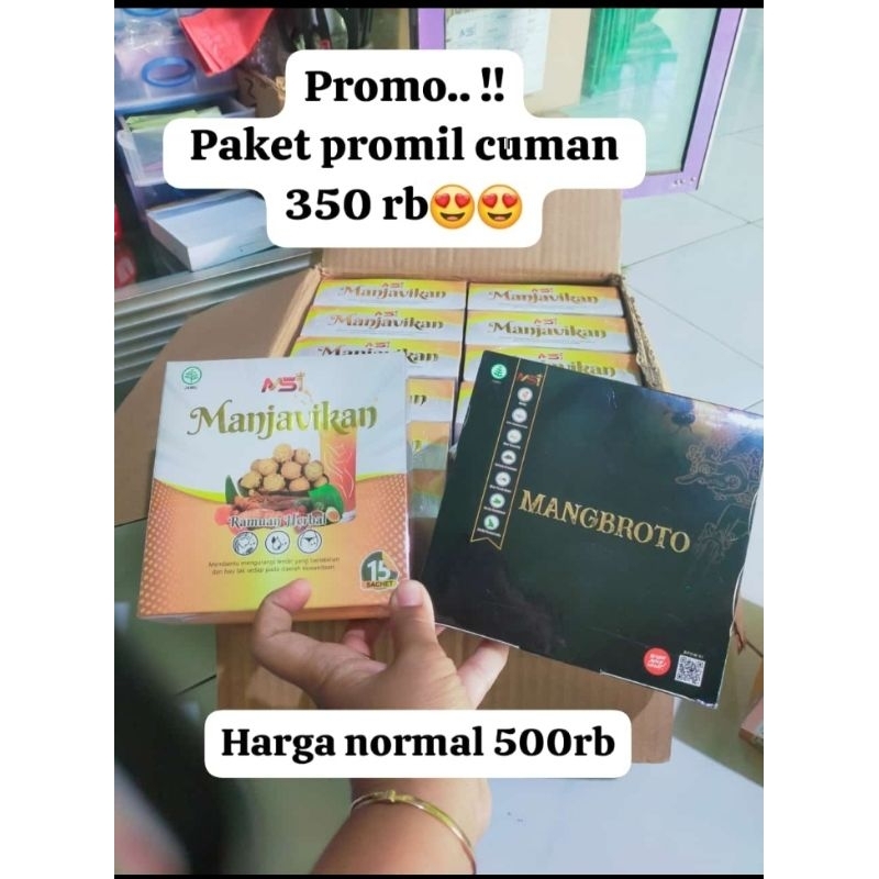 PROMO... 2 PAKET PROMIL MANJAVIKAN MANGBROTO MSI