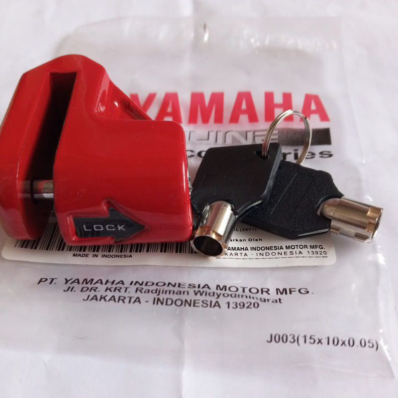 Kunci Gembok piringan cakram ORI Yamaha