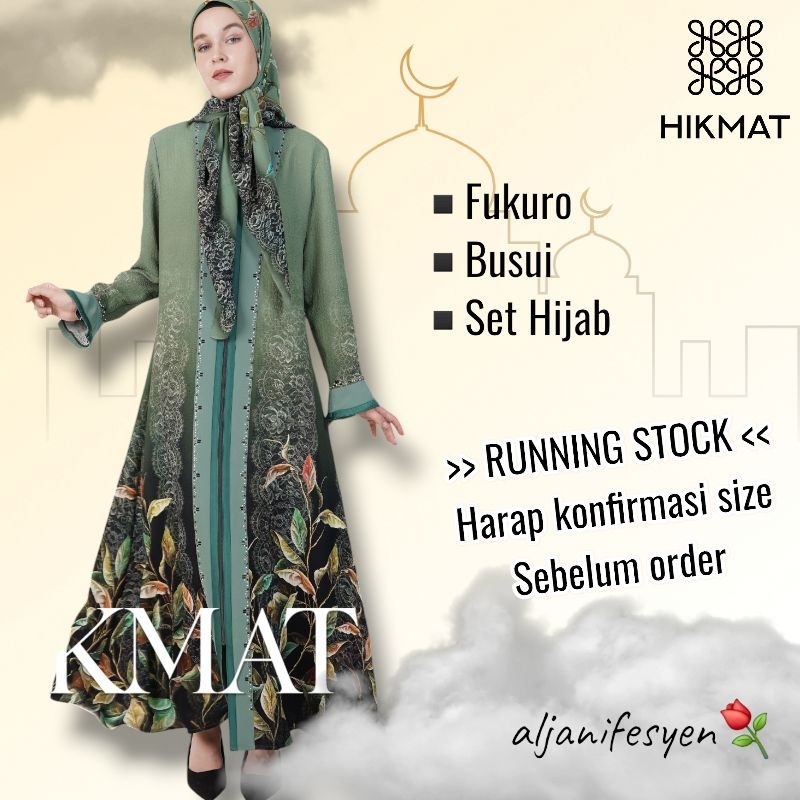 Abaya Hikmat Fashion Original A5633-08