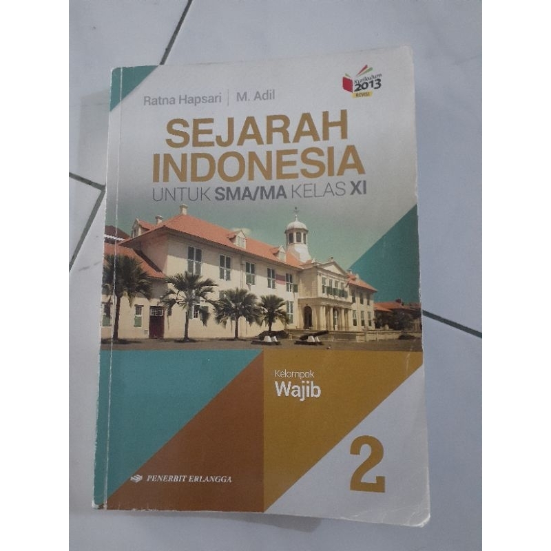 buku sejarah indonesia sma kelas 11 erlangga bekas
