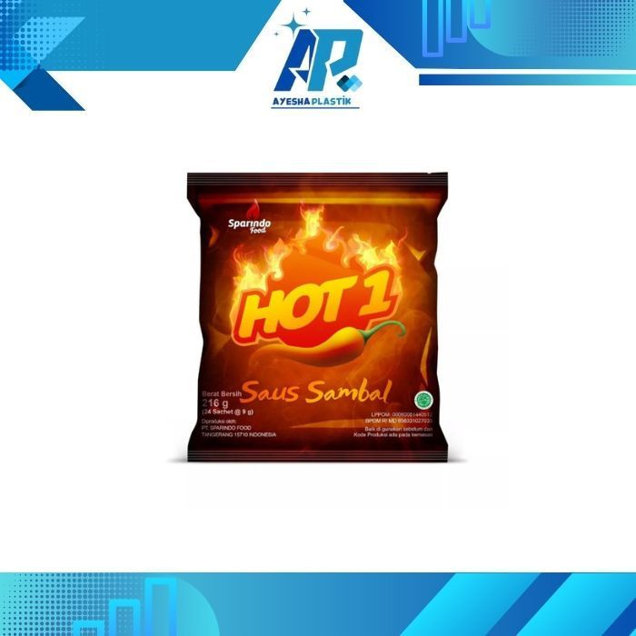 

HOT 1 Saus Sambal (Chilli Sauce) 216gr 24pcs @9gr
