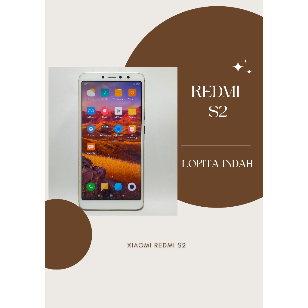 Xiaomi redmi S2 4G ram 3GB rom 32GB hp second murah Redmi