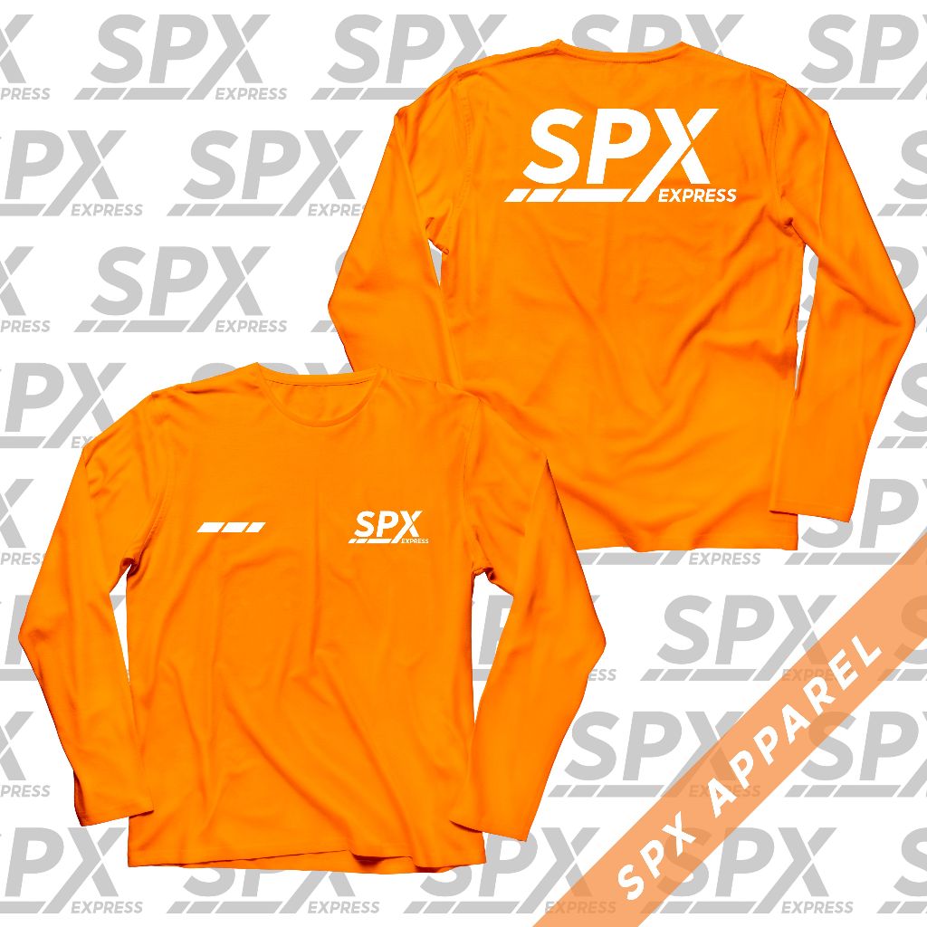 (LENGAN PANJANG) Kaos Kurir SPX Express (GARIS)