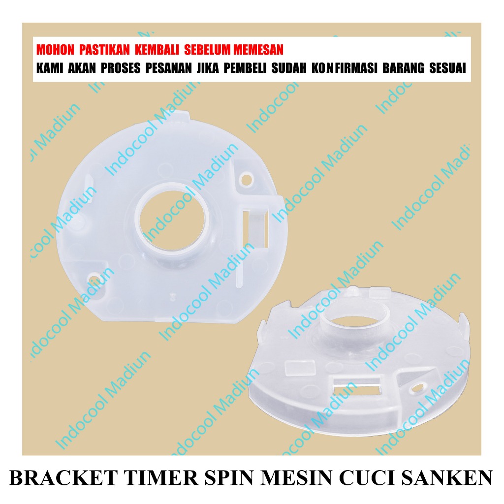 BTSK DUDUKAN WASH TIMER PENGERING / BRACKET MESIN CUCI / BRACKET TIMER SPIN MESIN CUCI SANKEN