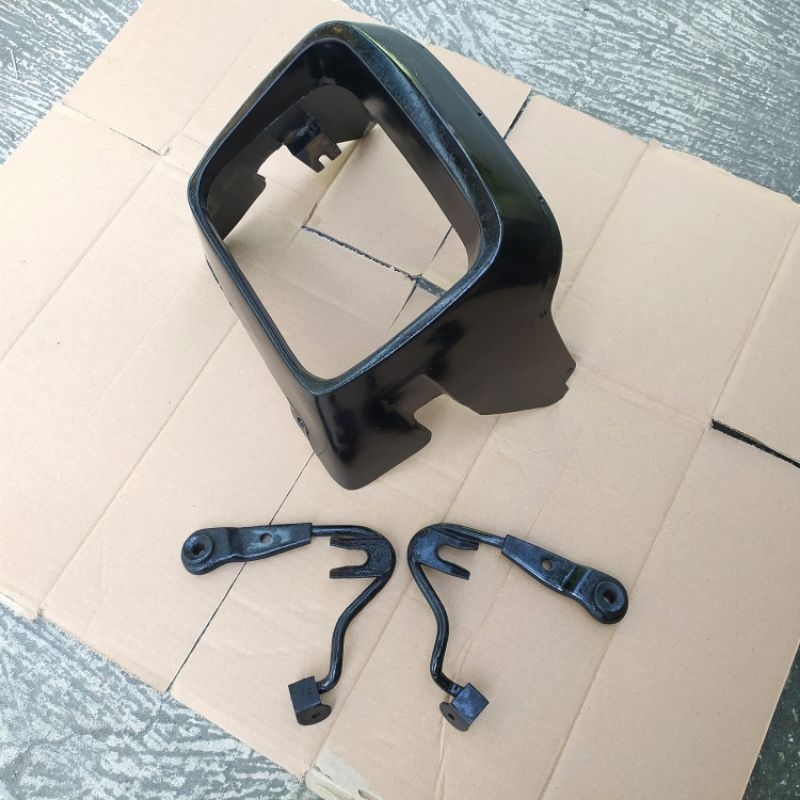 Cover Krodong Batok Lampu Depan Set Braket Bracket Krodong Yamaha RX K 135 RXK 135 Original TERMURAH