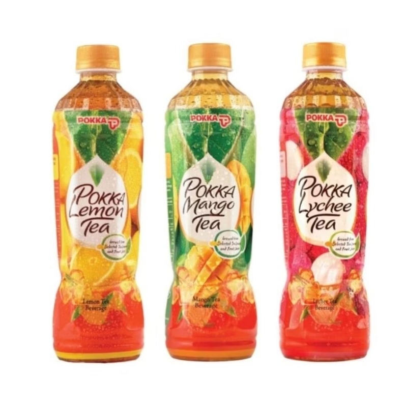 

Pokka Tea rasa Mango, Lychee dan Lemon 450ml