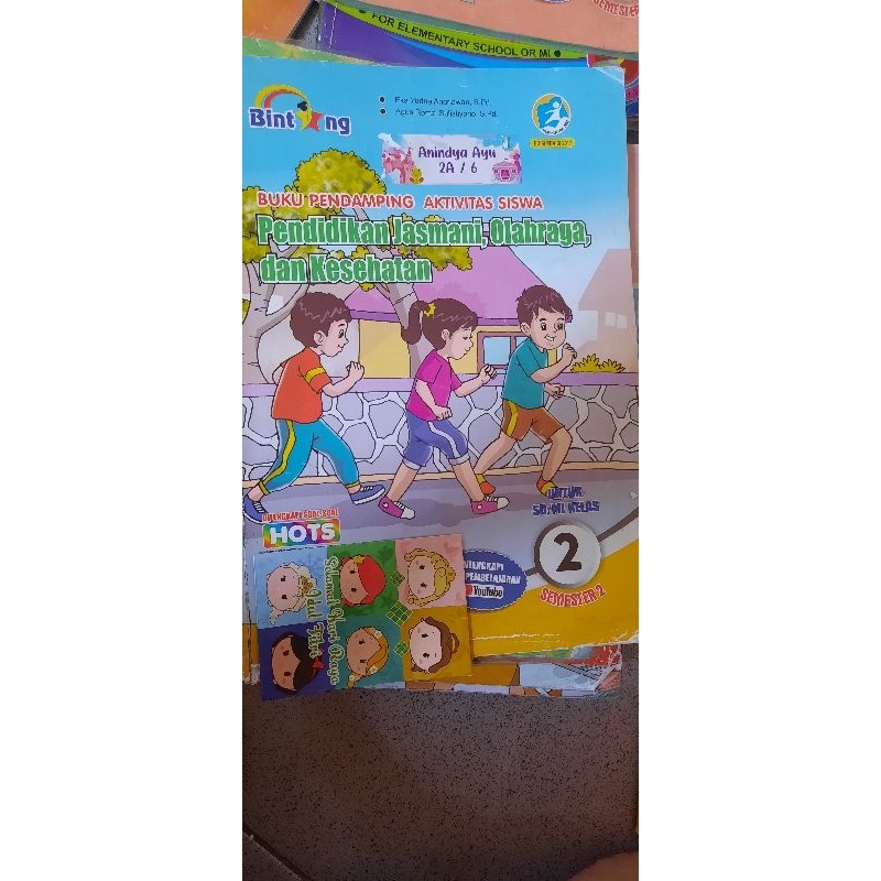 Pendidikan Jasmani Olahraga & Kesehatan PJOK Bintang kelas 2 bekas