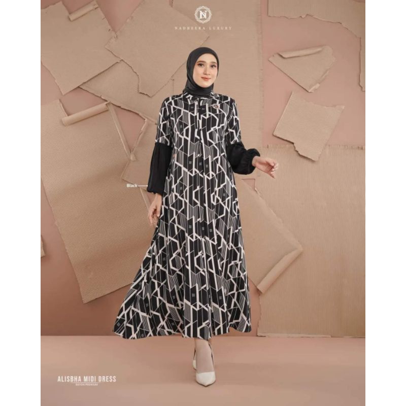 ALISBHA MIDI DRESS