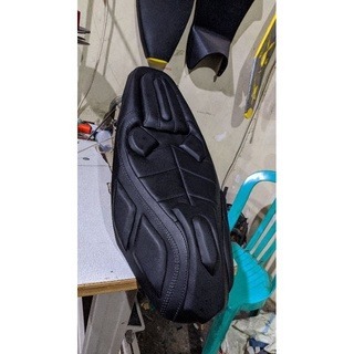 Jok Beat model retro warna full hitam mbtech rider-Jok beat-jok custom beat-Jok beat mbtech-beat fi/