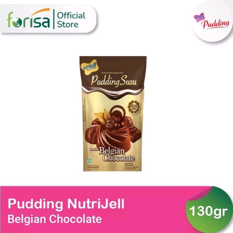 

NUTRIJELL PUDDING SUSU belgian CHOCOLATE pack 1'S