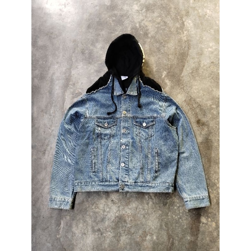 Trucker Denim Hodie VETEMENTS