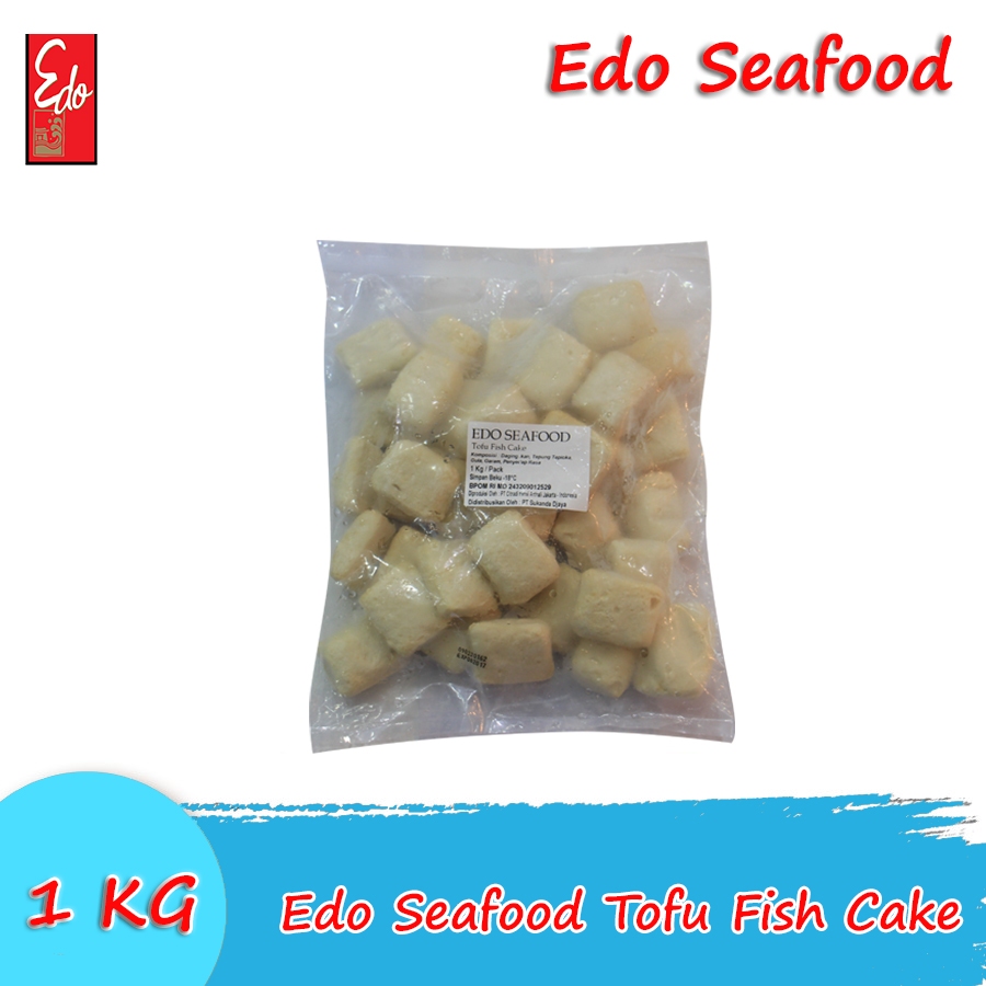 

Edo Seafood Tofu Fish Cake 1 Kg / Edo Tahu Tofu Ikan Kue