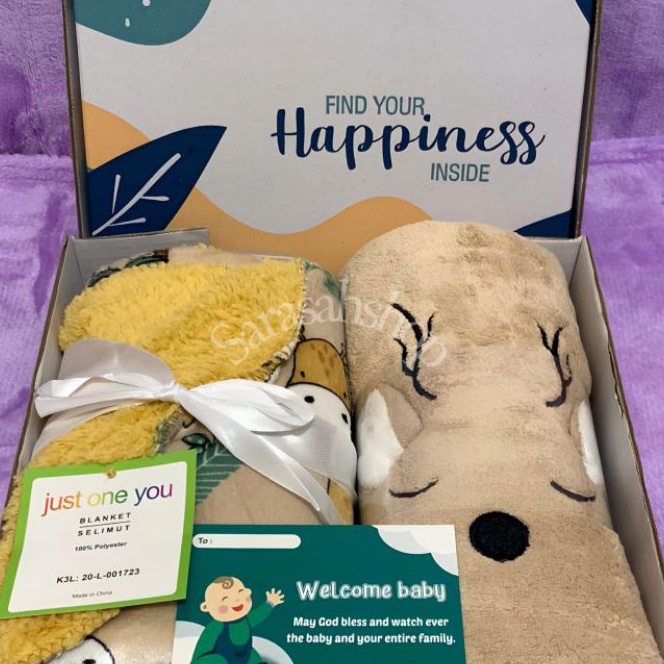 Terlaris Hampers Kado Bayi Selimut Handuk  Hampers Hadiah Bayi Newborn  Parsel Bayi  Selimut Handuk 