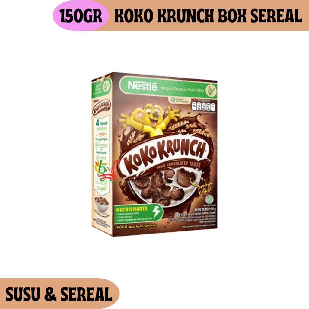 

Koko Krunch Sereal Gandum Rasa Cokelat Box Kecil
