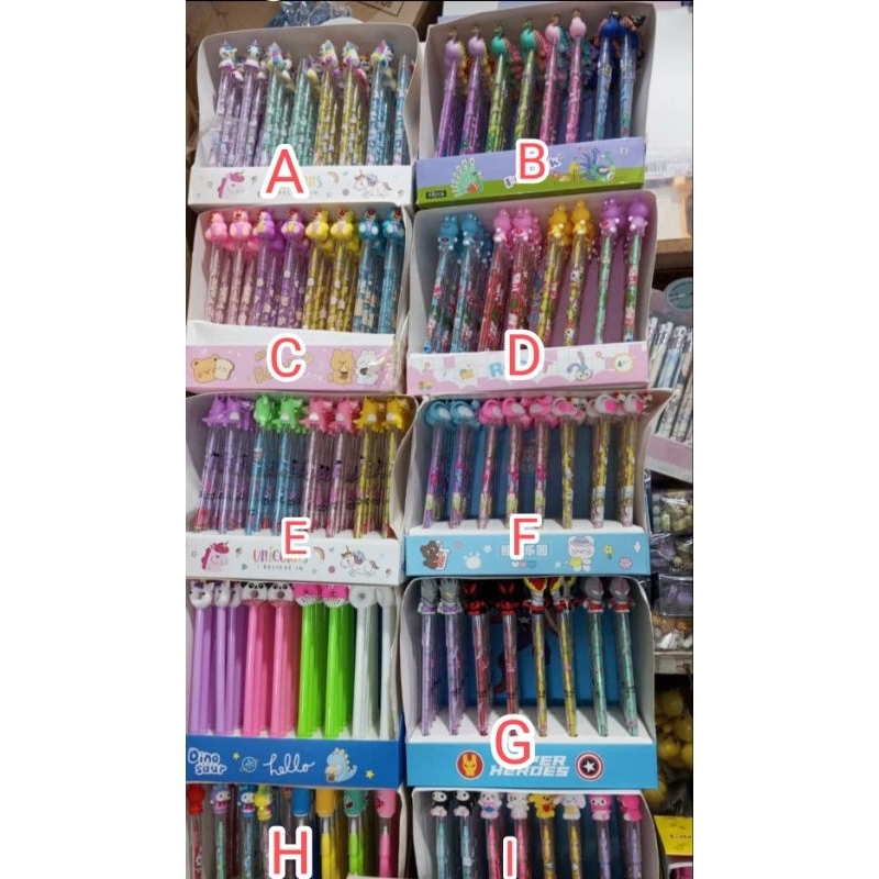 

48pcs Pensil Lantu Pensil Cabut Pasang