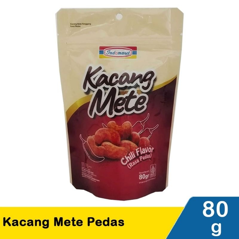 

Indomaret Kacang Mete Pedas 80 Gram