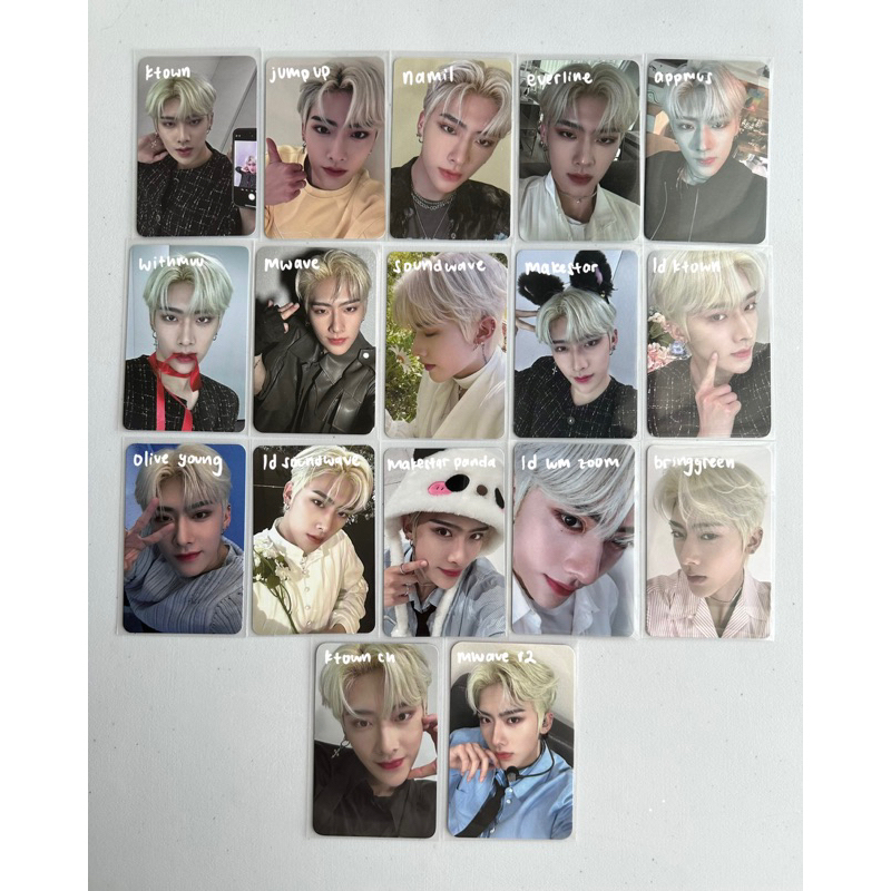 zerobaseone zb1 ricky photocard pc yits youth in the shade pob ktown namil everline appmus mwave r2 