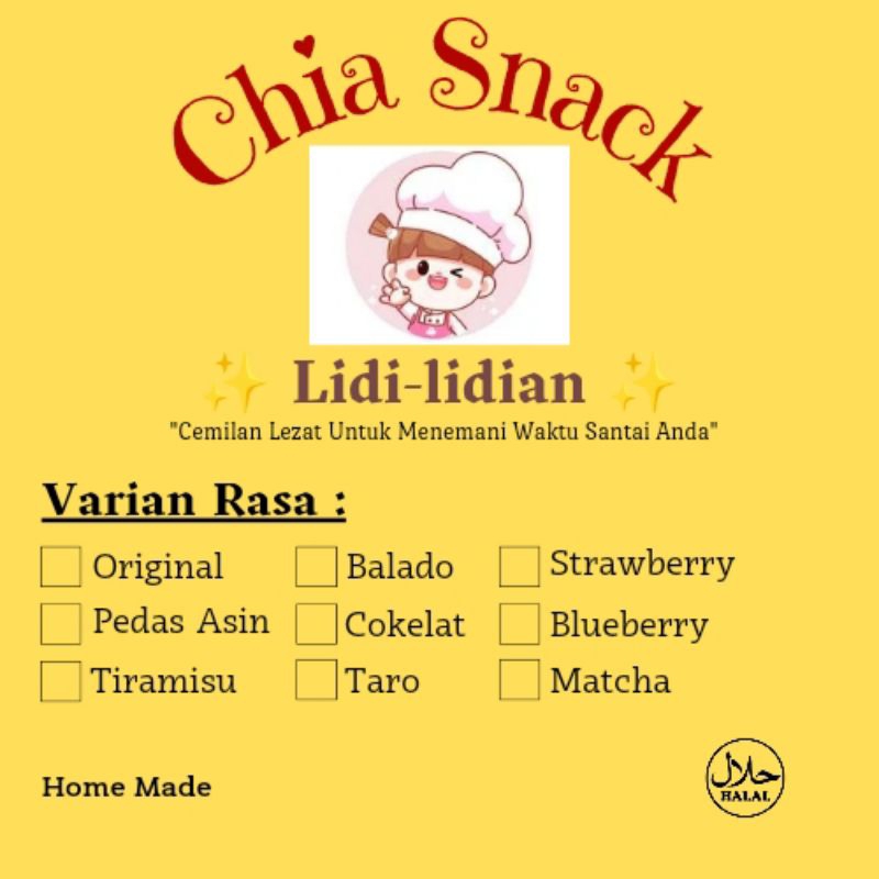 

Mie Lidi Varian Rasa 500ml