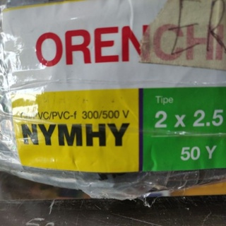 kabel listrik NYM HY 2x2.5 / kabel serabut / kabel audio harga per rol (-+50m) / KABEL LISTRIK