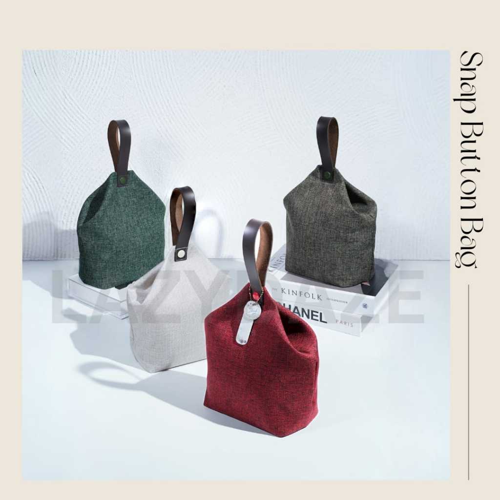 

AMY| Tas Hampers Natal Imlek Lebaran Idul Fitri Tali Kulsin dengan Kancing Snap Button |BEESNAP